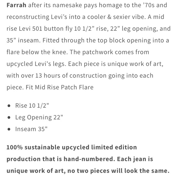 Patchwork Flare Jean - Picture 7 of 7